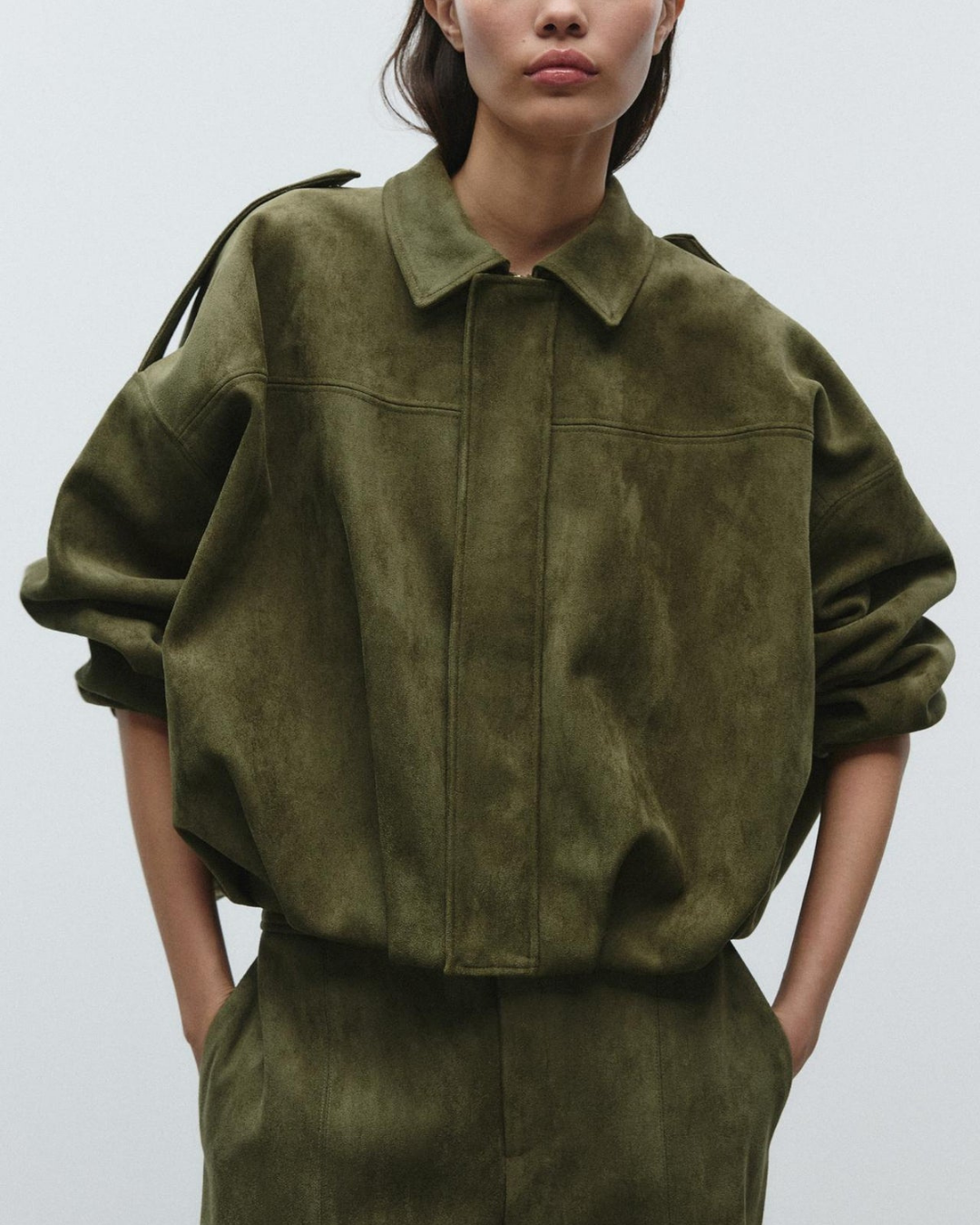 Fabiane | Chaqueta Oversize de Ante para Mujeres – Cálida y Elegante