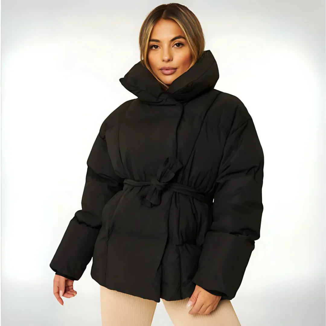 Asia - Chaqueta Puffer Con Cinturón