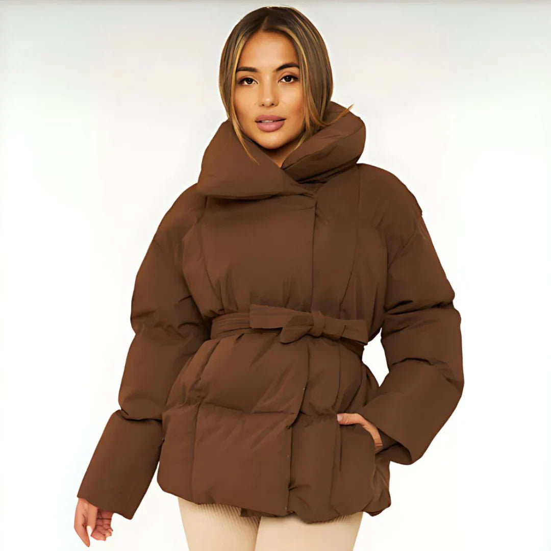 Asia - Chaqueta Puffer Con Cinturón