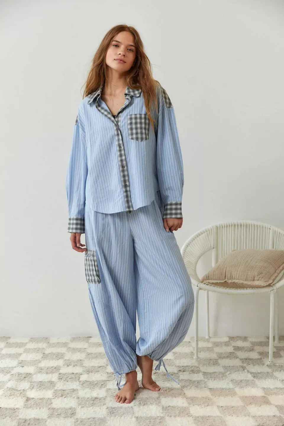 GINA | CONJUNTO DE PIJAMA CÓMODO