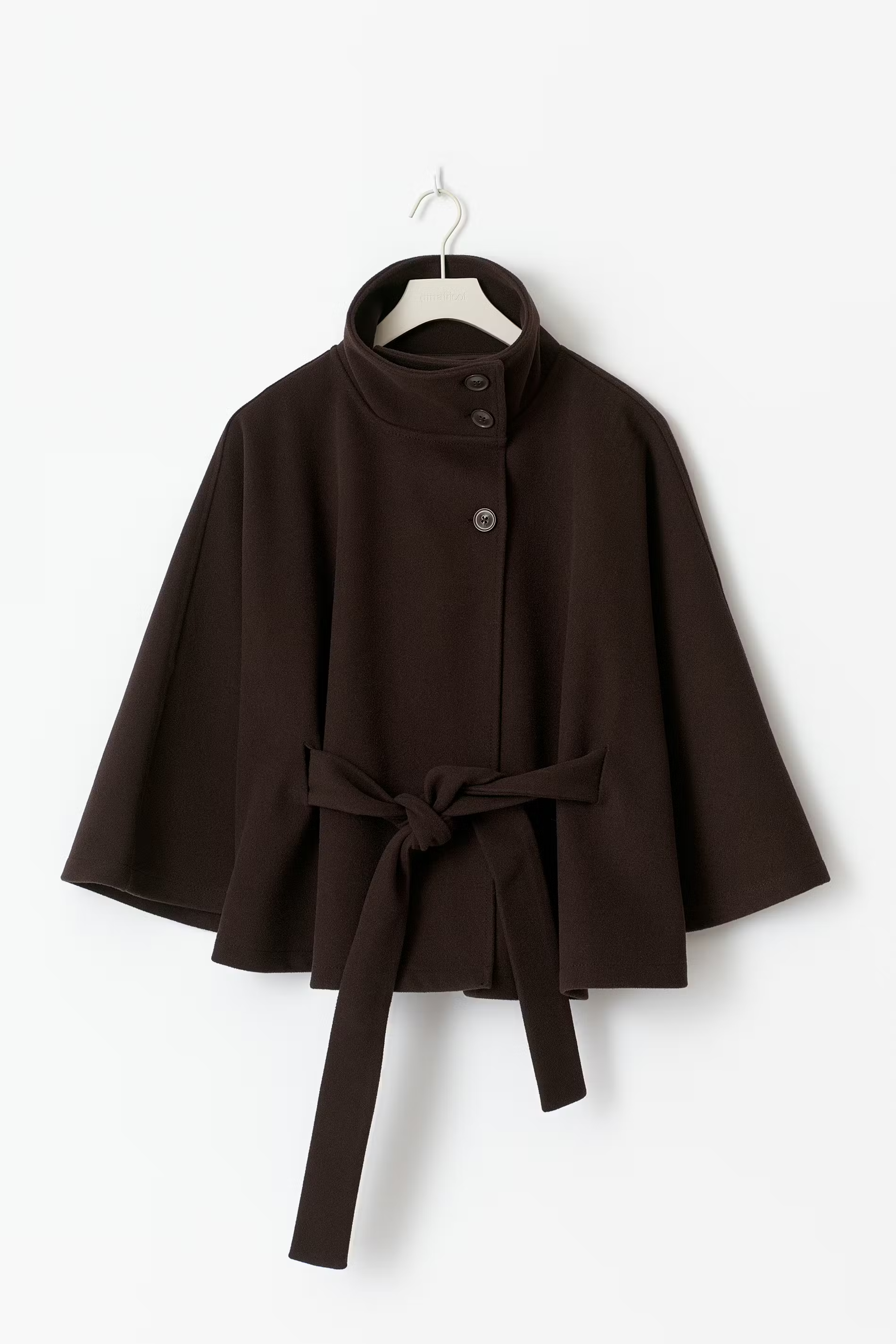 Loreza | Abrigo Elegante para Mujeres con Cinturón y Cuello Alto