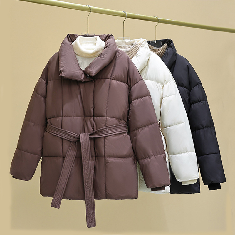 Asia - Chaqueta Puffer Con Cinturón