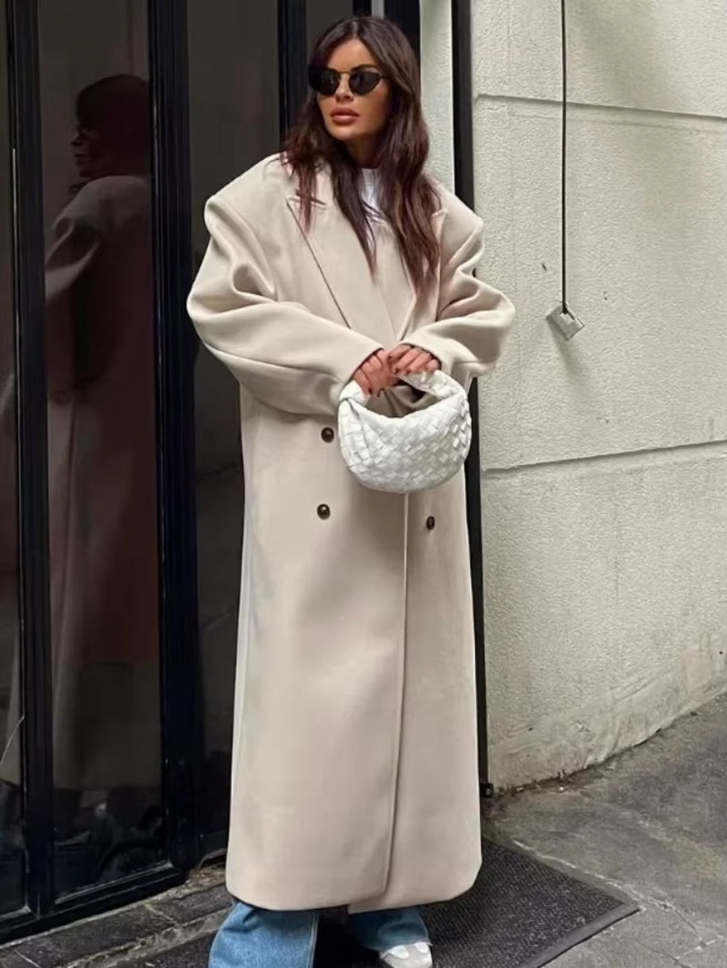 Juna | Abrigo oversized largo