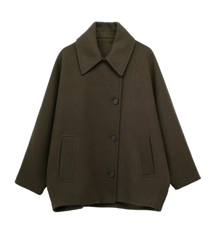 Lizzy | Chaqueta de lana oversized de moda
