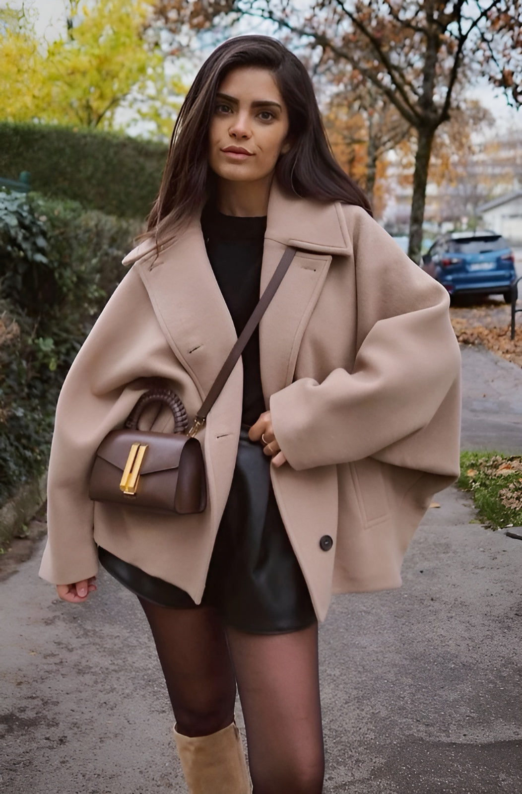 Lizzy | Chaqueta de lana oversized de moda
