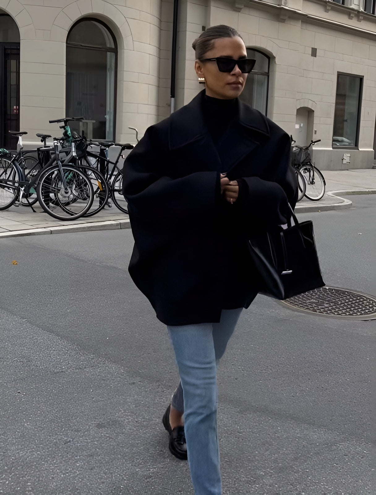 Lizzy | Chaqueta de lana oversized de moda