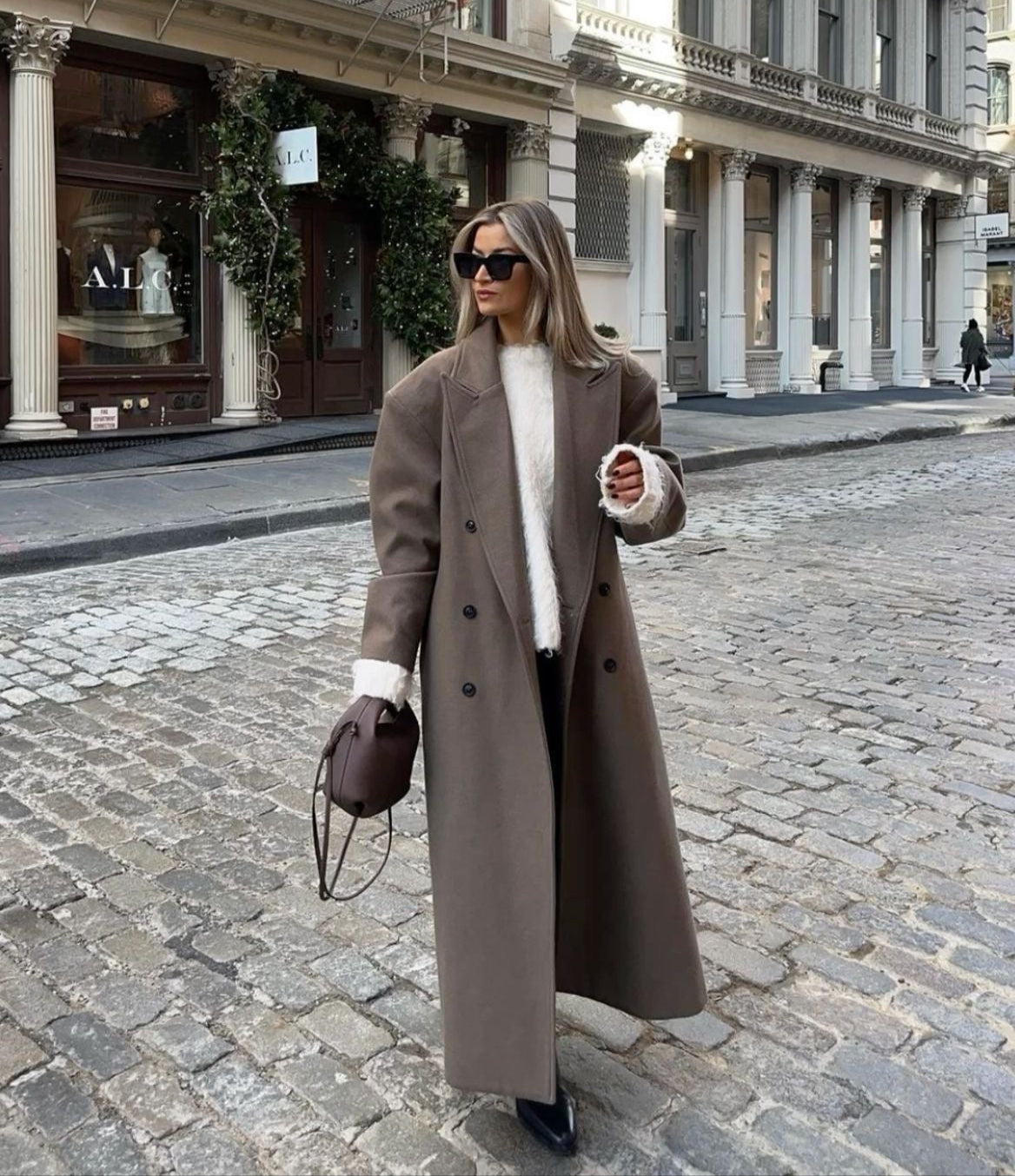 Juna | Abrigo oversized largo