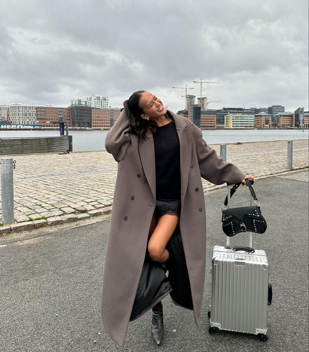 Juna | Abrigo oversized largo