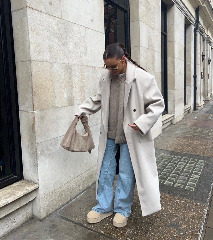 Juna | Abrigo oversized largo