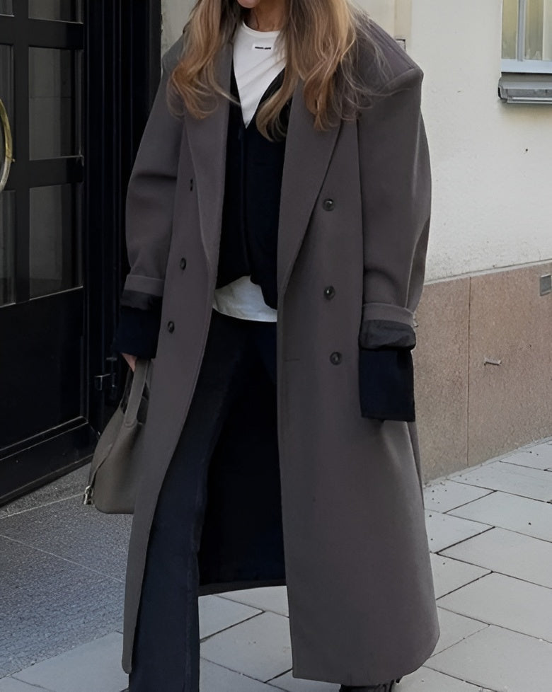 Juna | Abrigo oversized largo