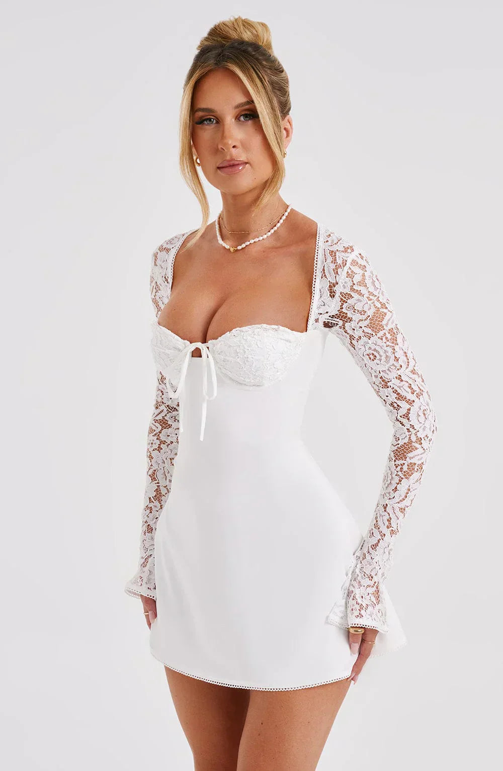 ALIX | VESTIDO CORTO DE ENCAGE