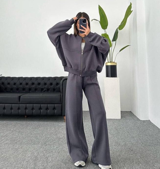 Daimy | Conjunto de Chándal Cómodo para Mujeres - Lujo de Dos Piezas