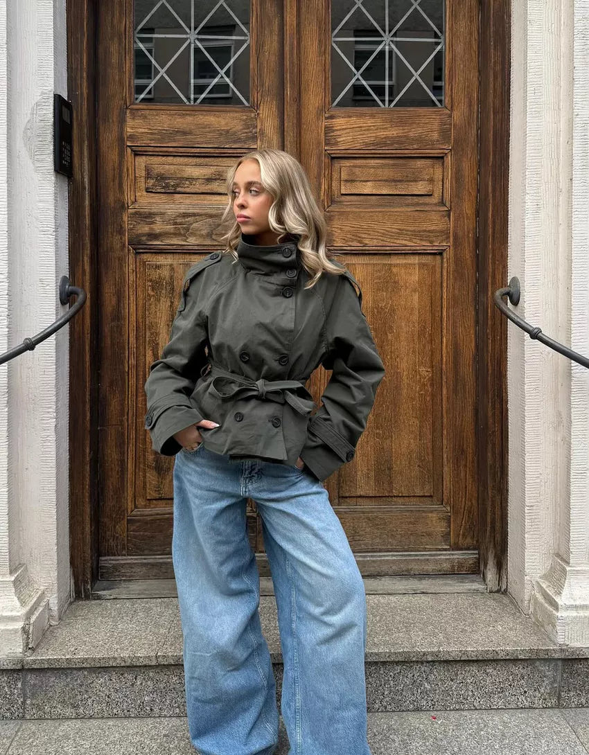Julie - Trench-coat de botones