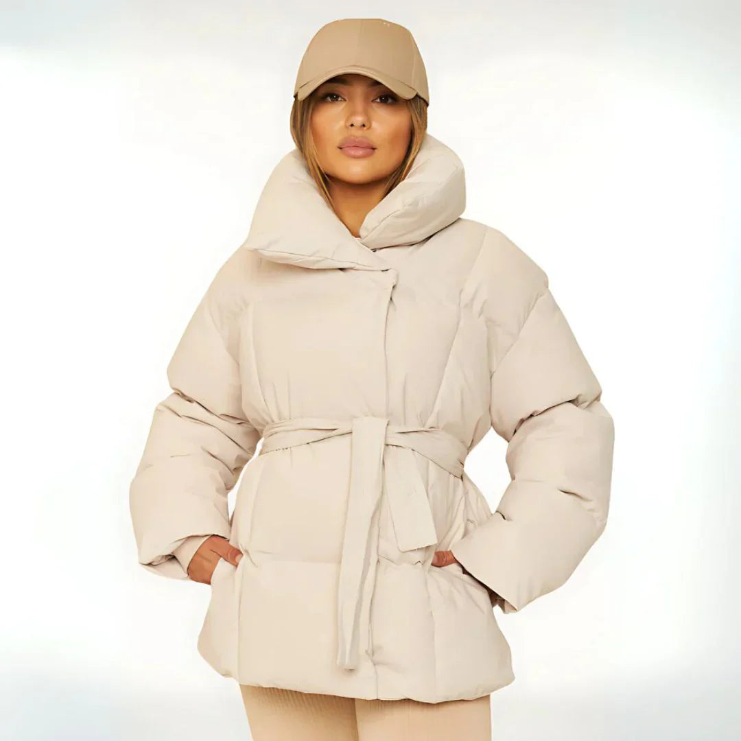 Asia - Chaqueta Puffer Con Cinturón
