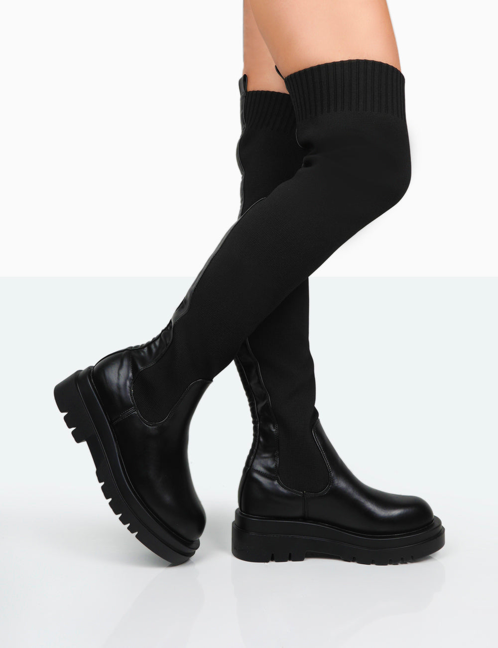 Anna - Botas de Calcetín por Encima de la Rodilla