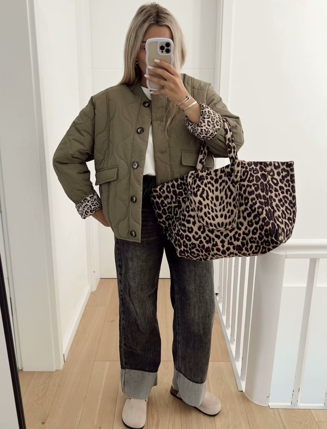 Leonne | Chaqueta de Lujo Estampado de Leopardo